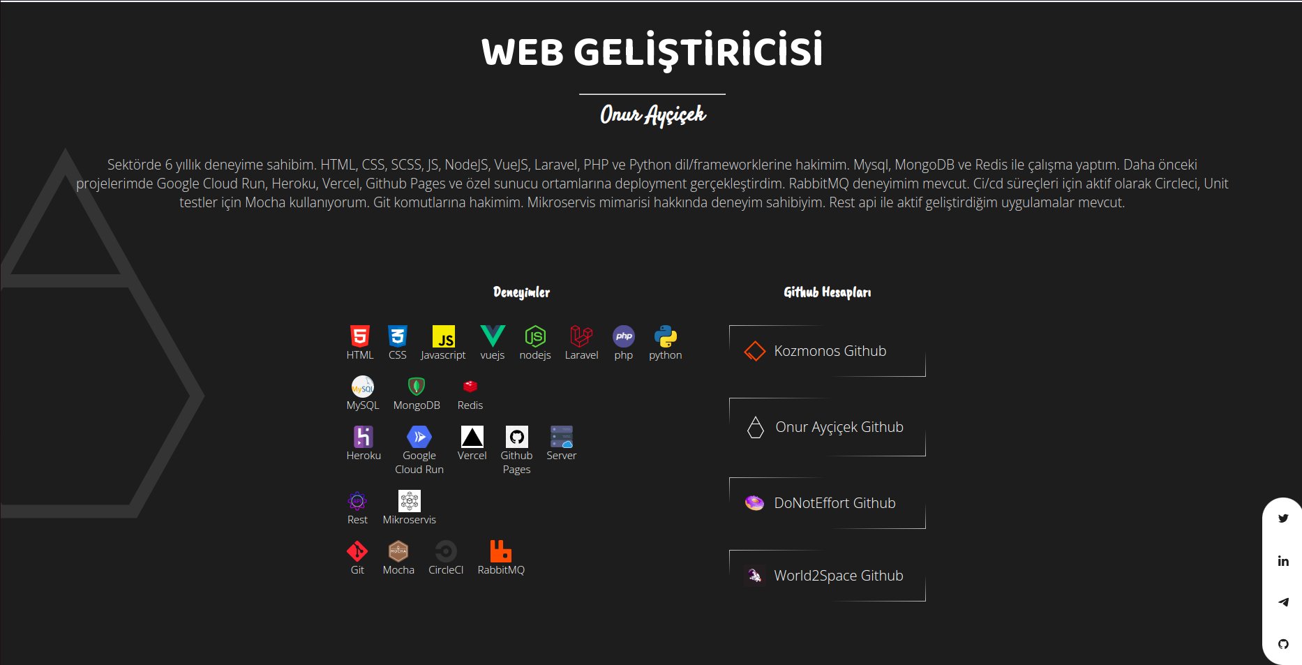 Portfolyo Web Sitesi